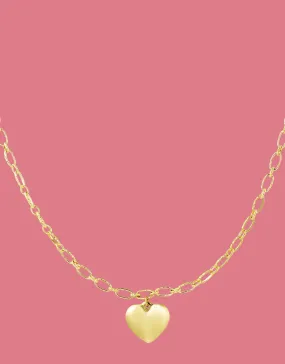 Bold heart necklace