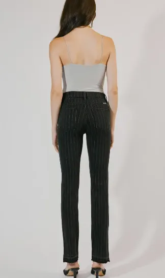 Bootcut Pinstripe Jean