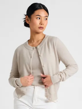 Cashmere cardigan "Ingrid" - cream
