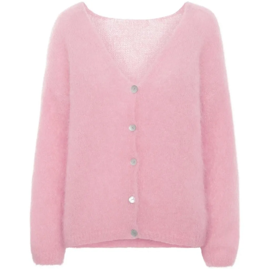 Cornelia Ls Cardigan - Soft Berry
