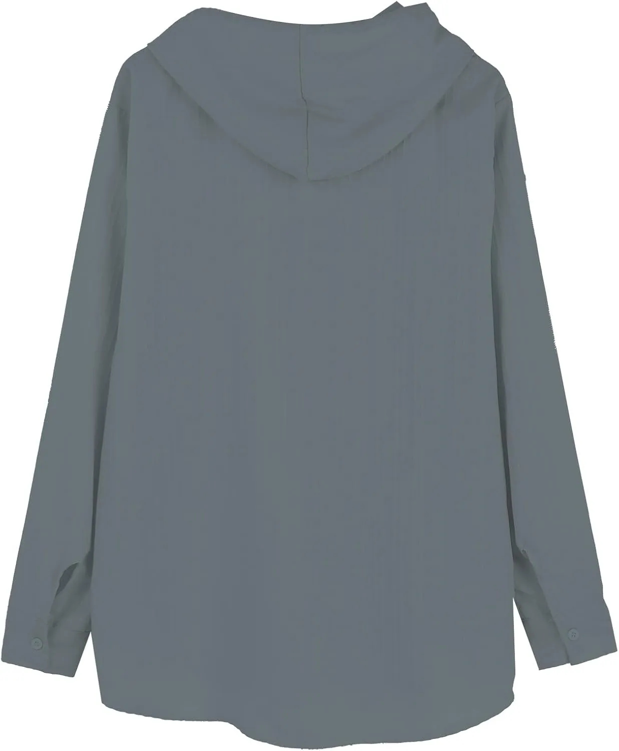 Cotton Linen Hoodies for Men Casual Long Sleeve Lightweight Breathable Button Down Hooded Sweatshirts Beach Yoga Tops