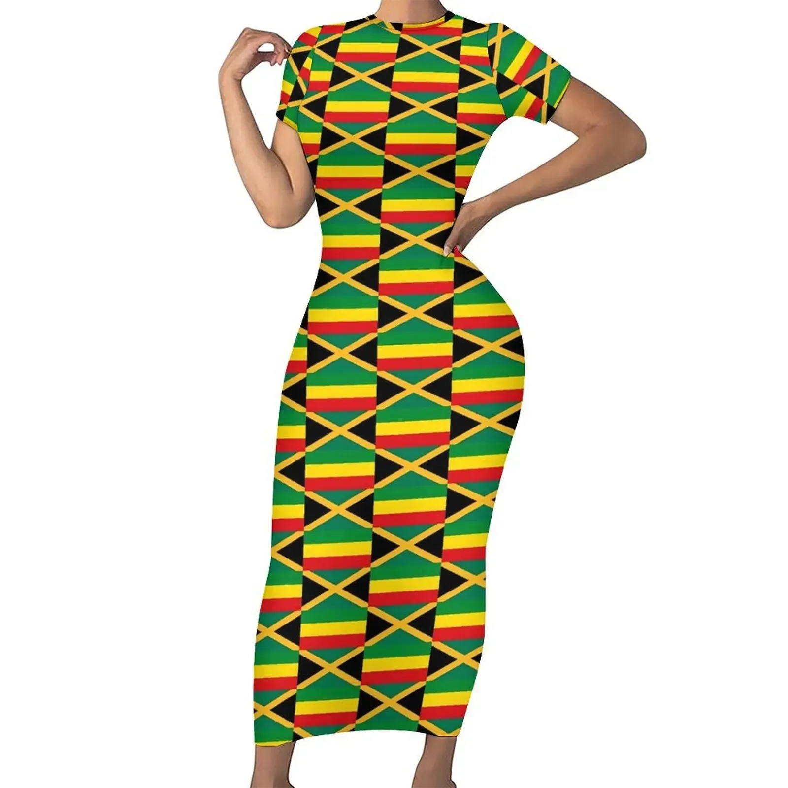 Cute Jamaican Flag Dress