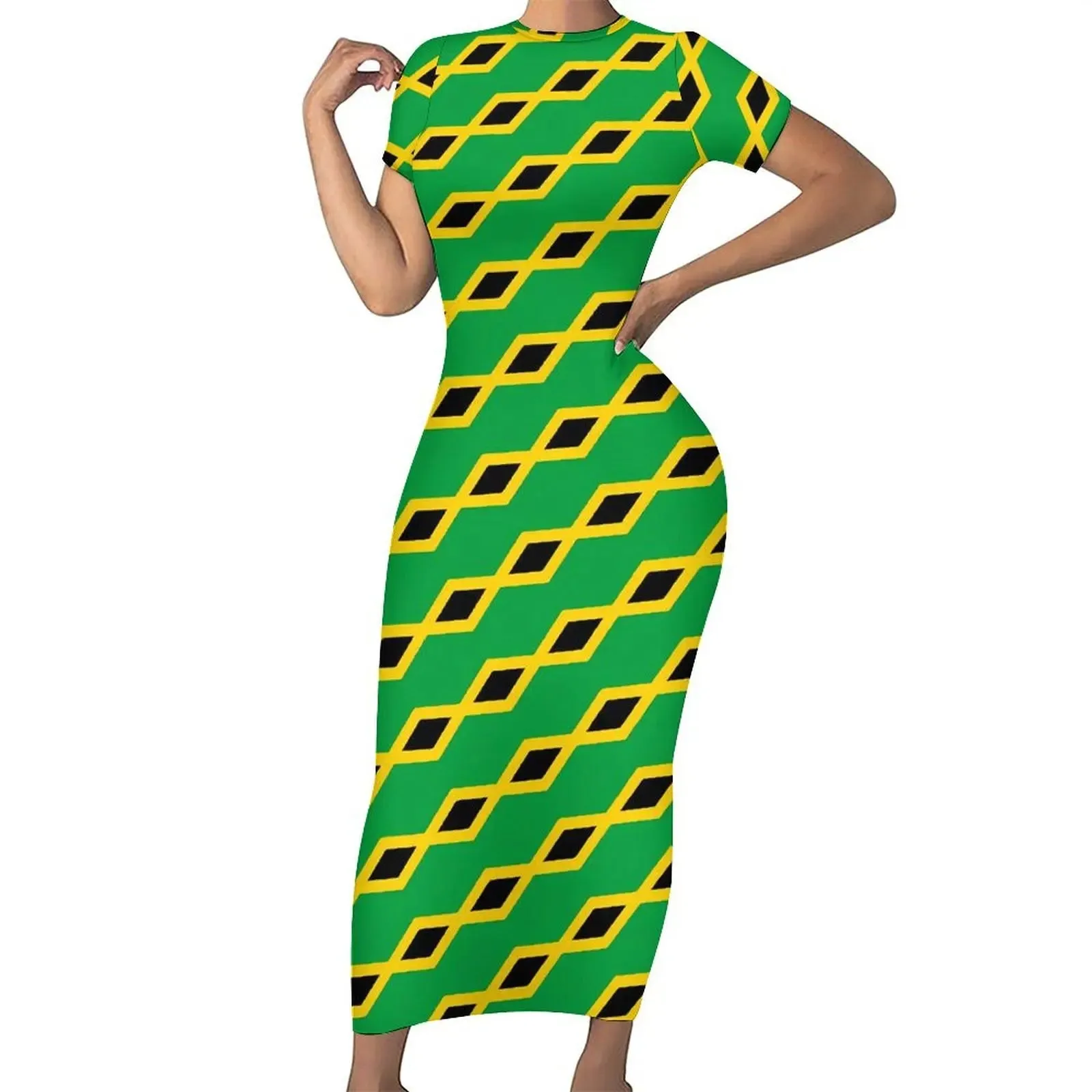 Cute Jamaican Flag Dress