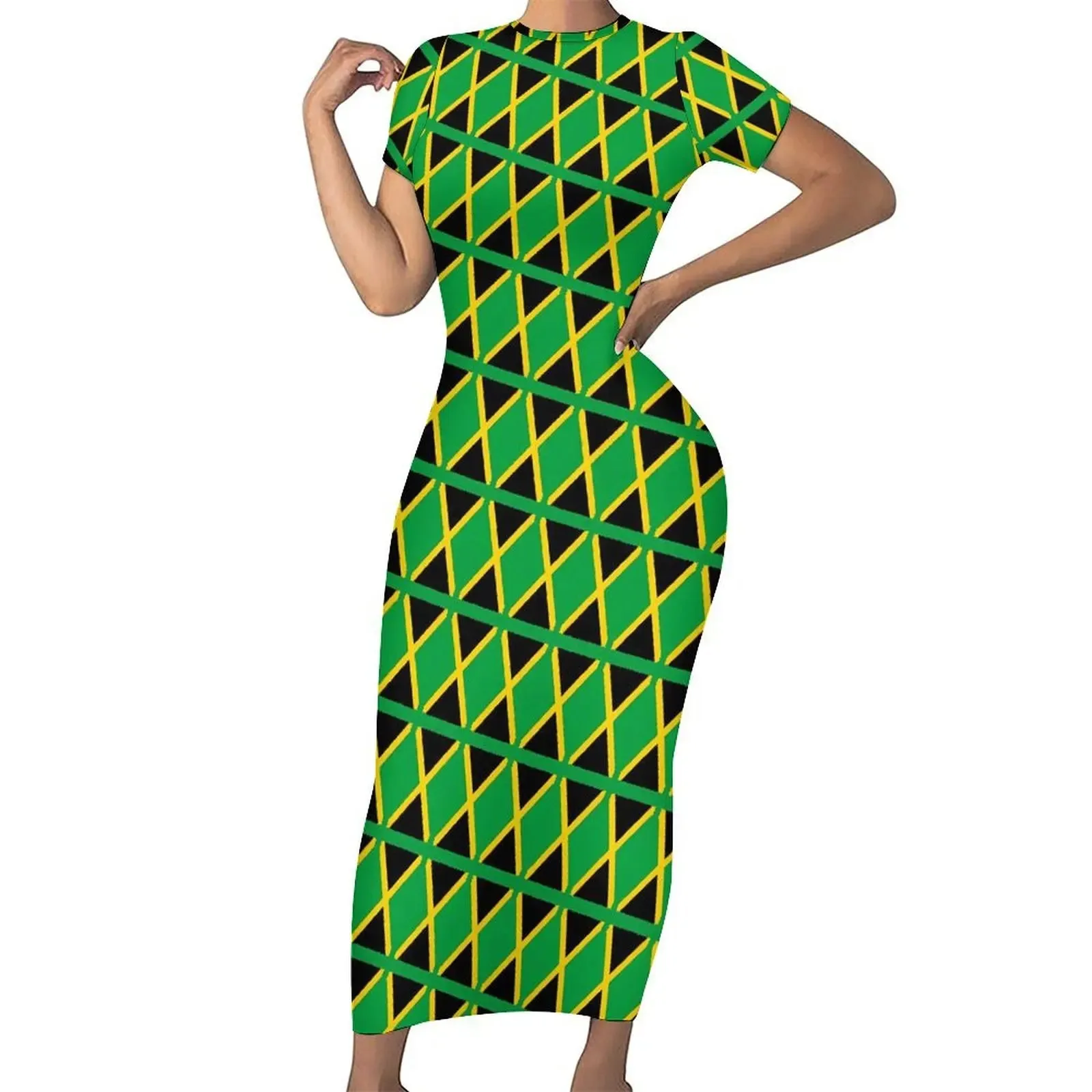 Cute Jamaican Flag Dress