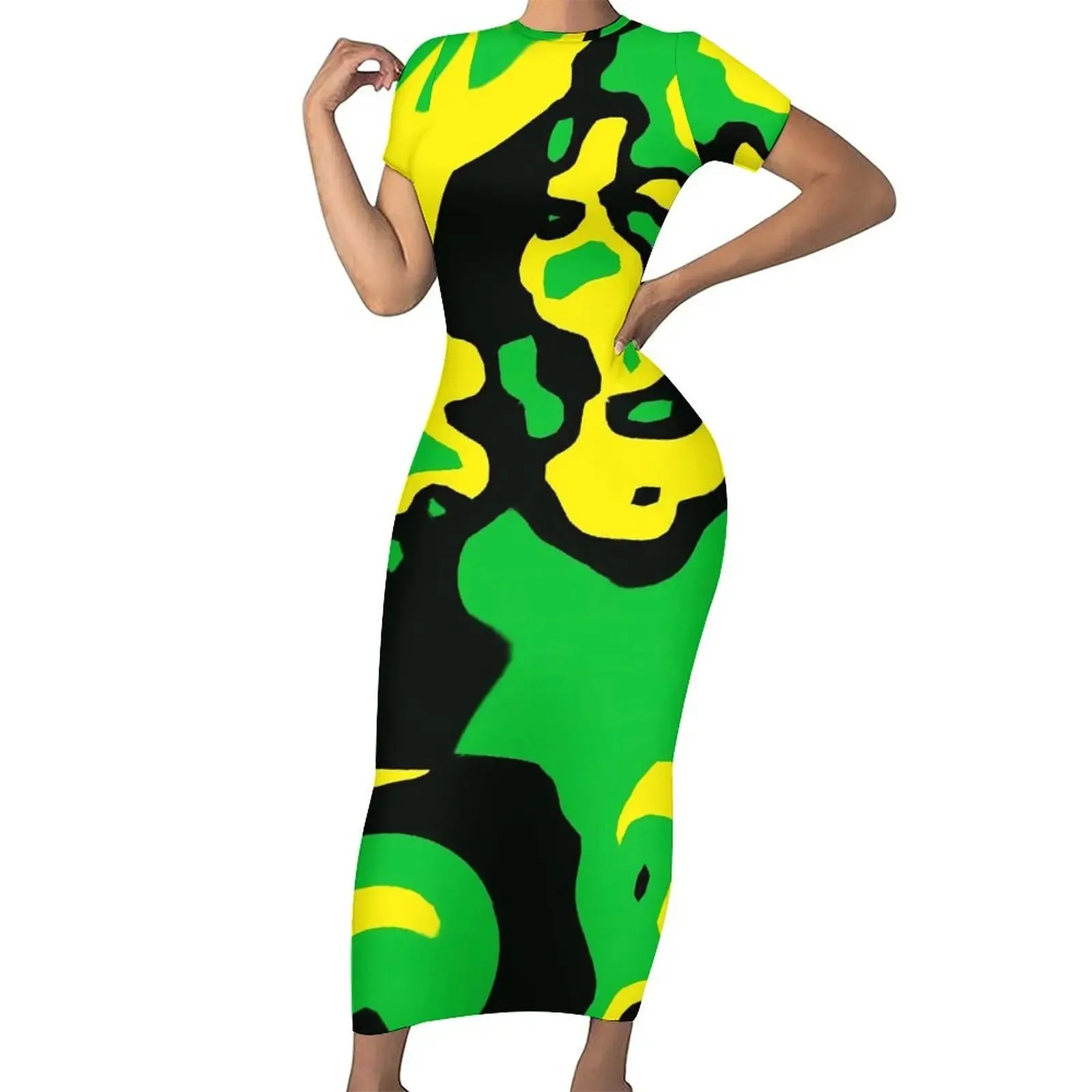 Cute Jamaican Flag Dress