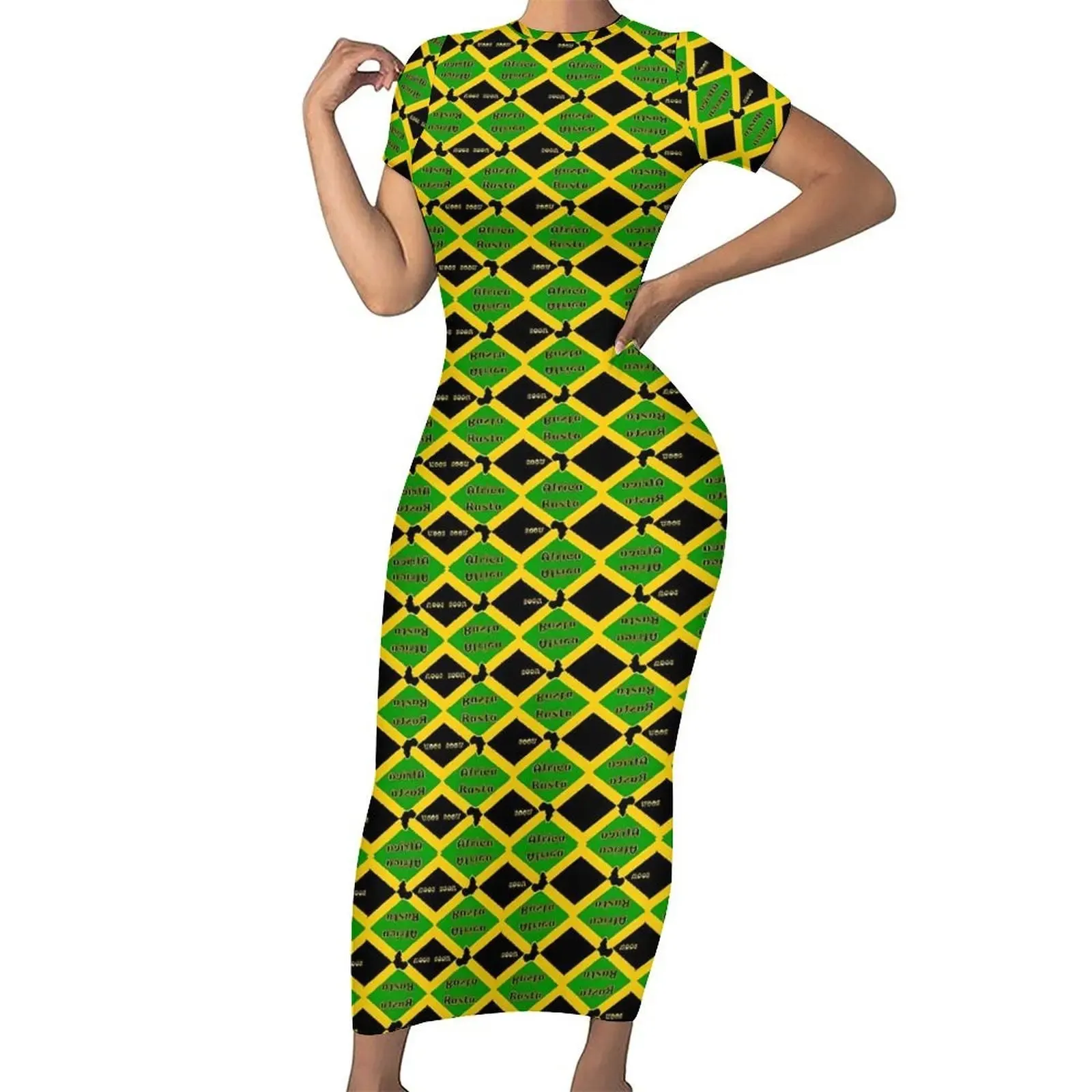 Cute Jamaican Flag Dress