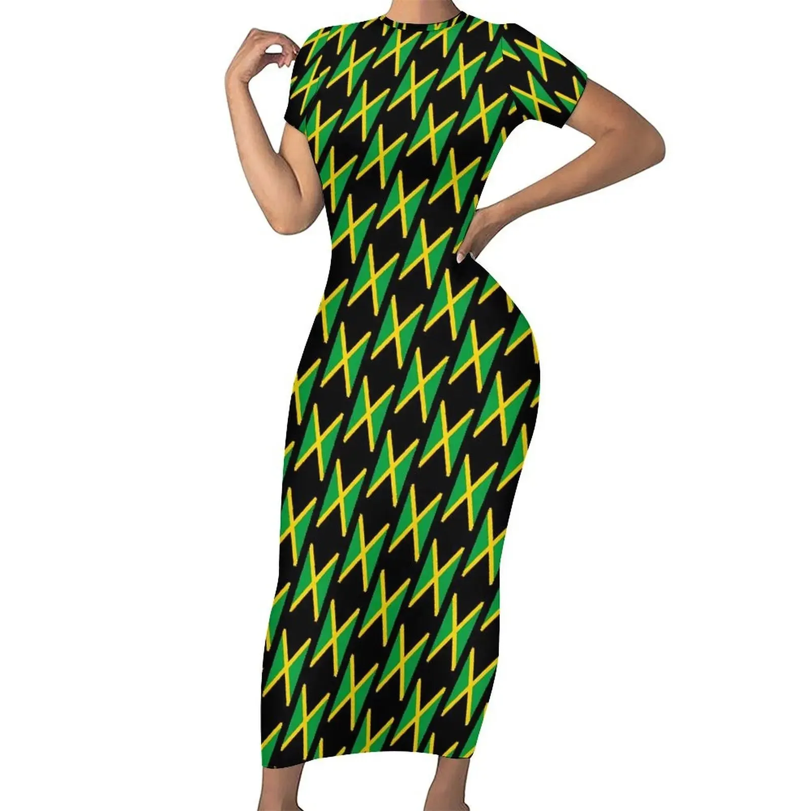 Cute Jamaican Flag Dress