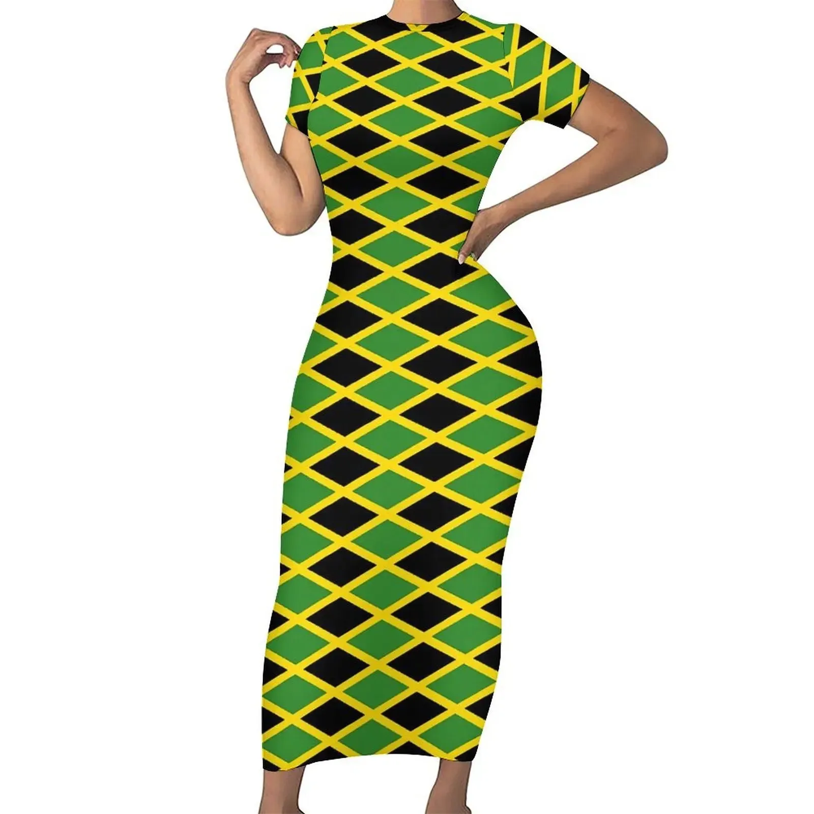 Cute Jamaican Flag Dress