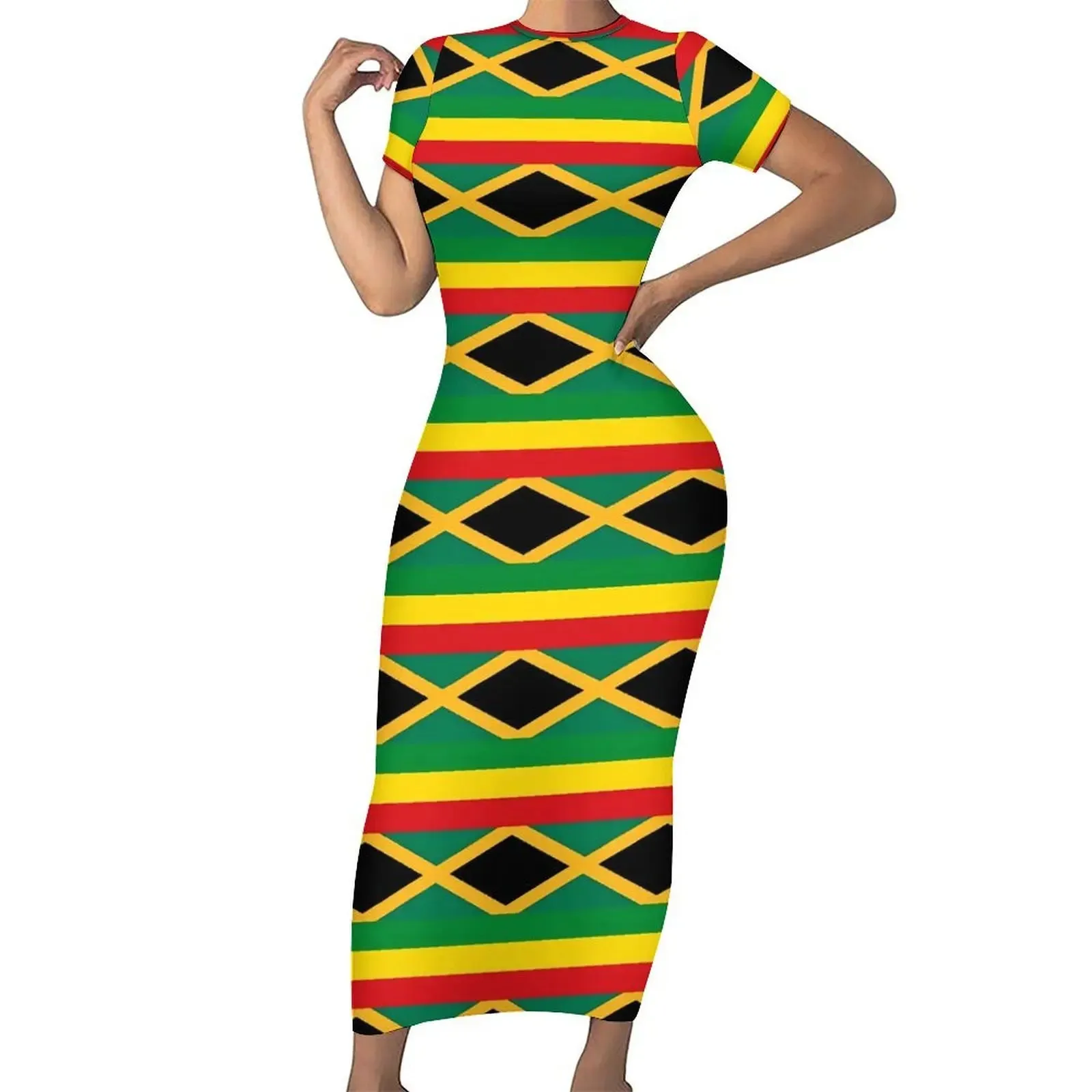 Cute Jamaican Flag Dress