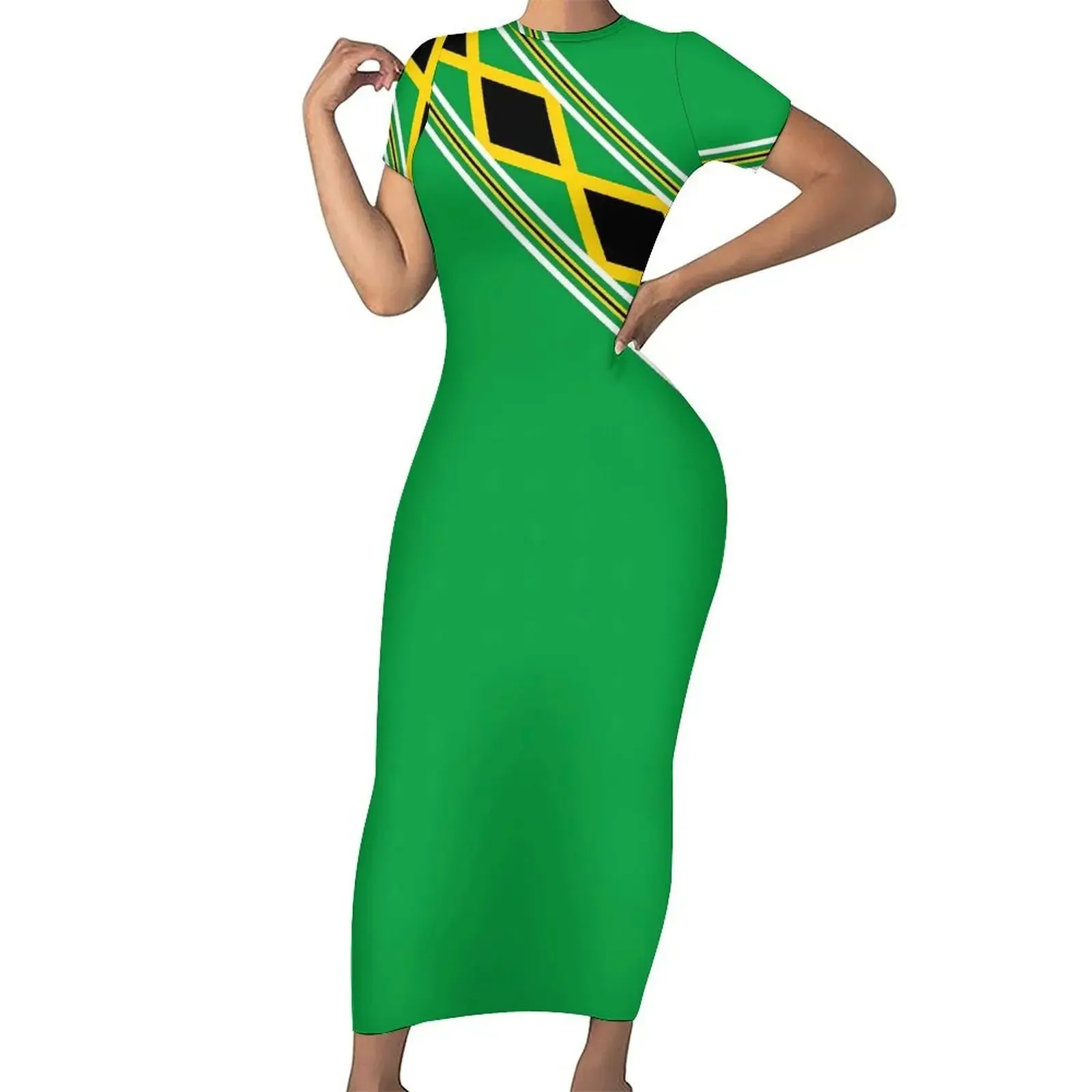 Cute Jamaican Flag Dress