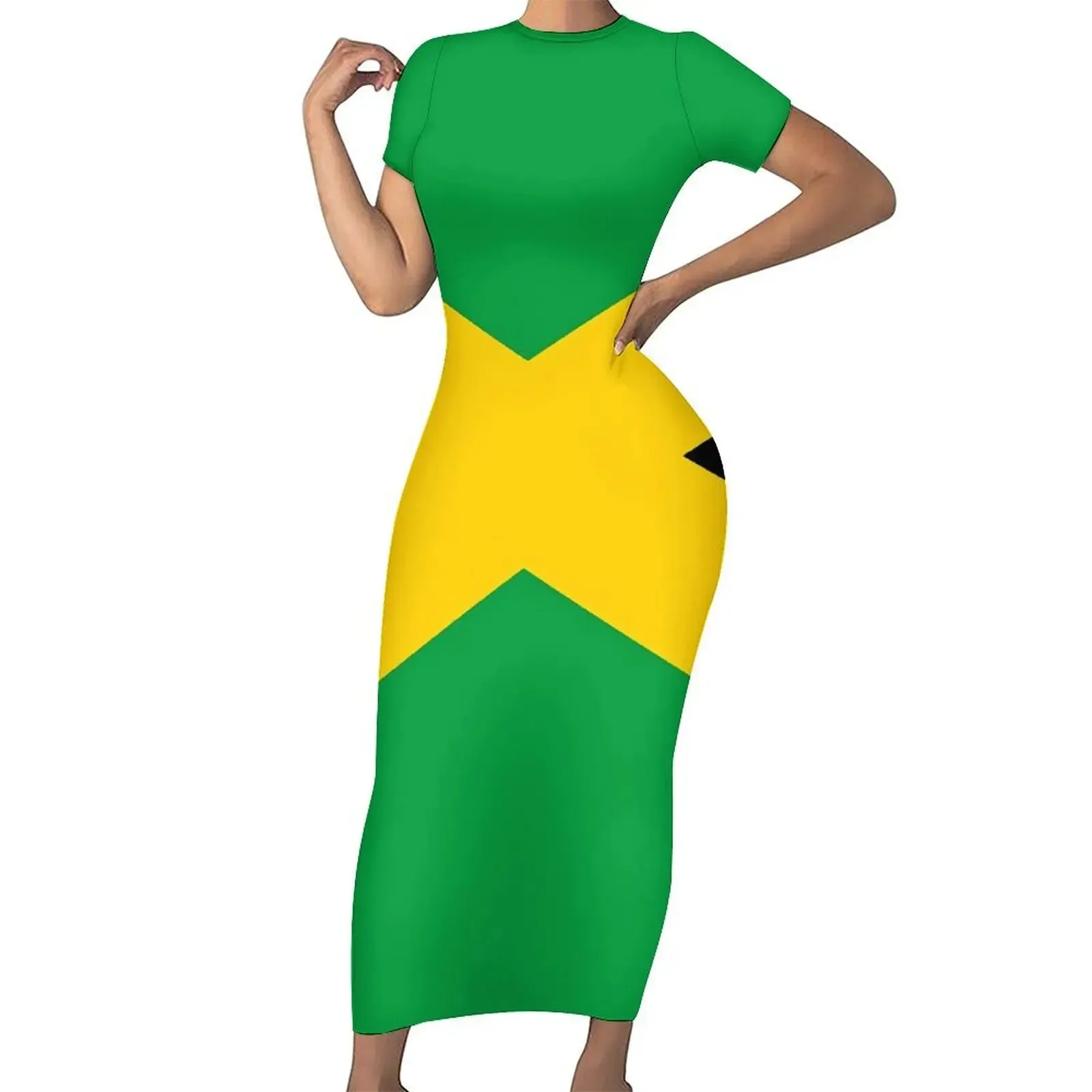 Cute Jamaican Flag Dress
