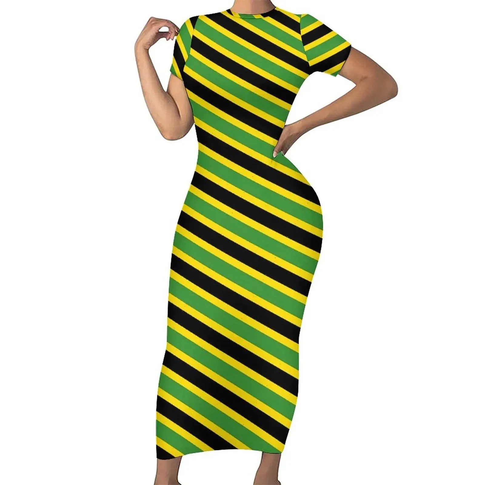 Cute Jamaican Flag Dress