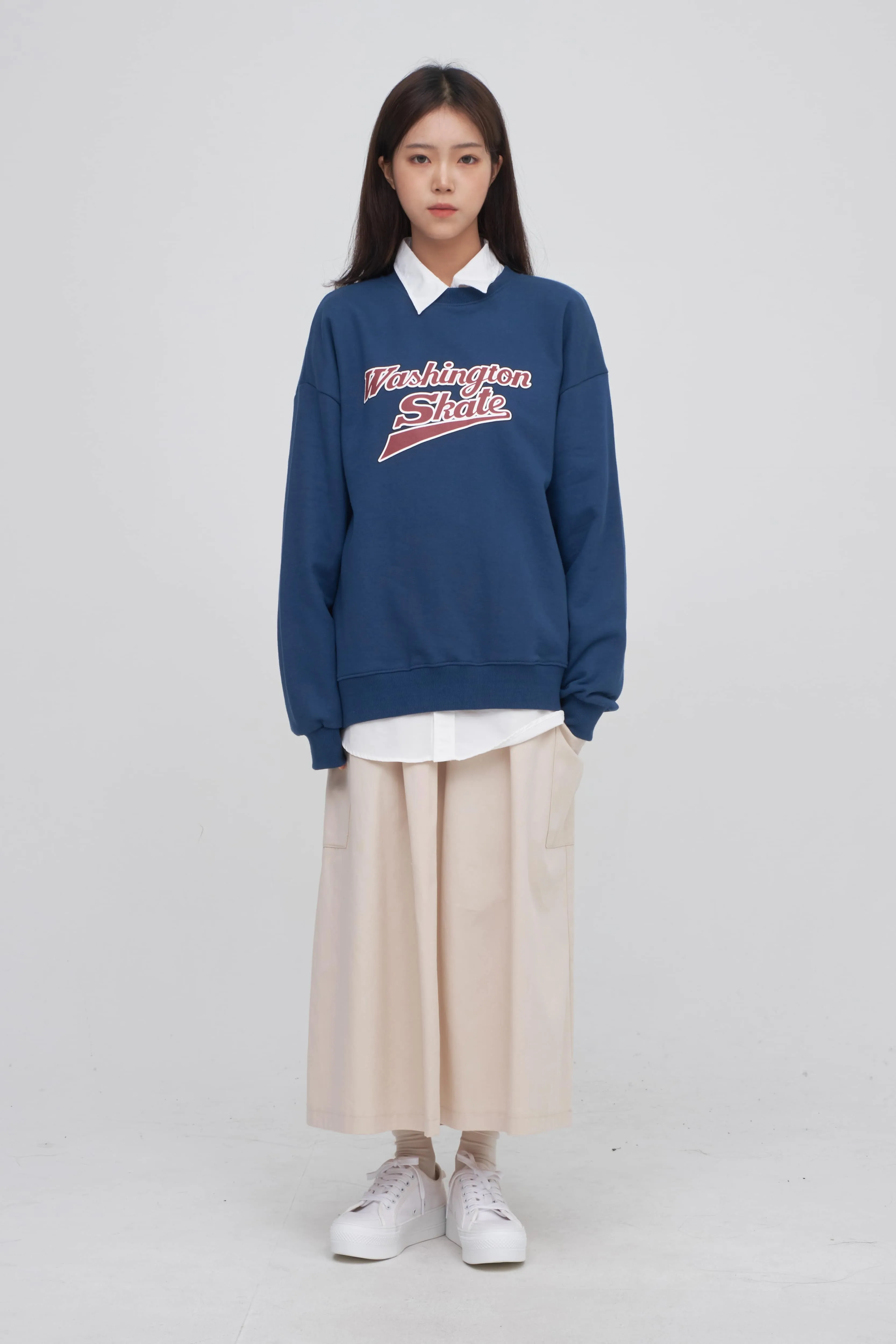 Elastic Waist Cargo Skirt