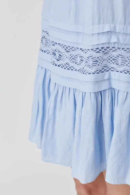 Hannah Halter Neck Lace Dress