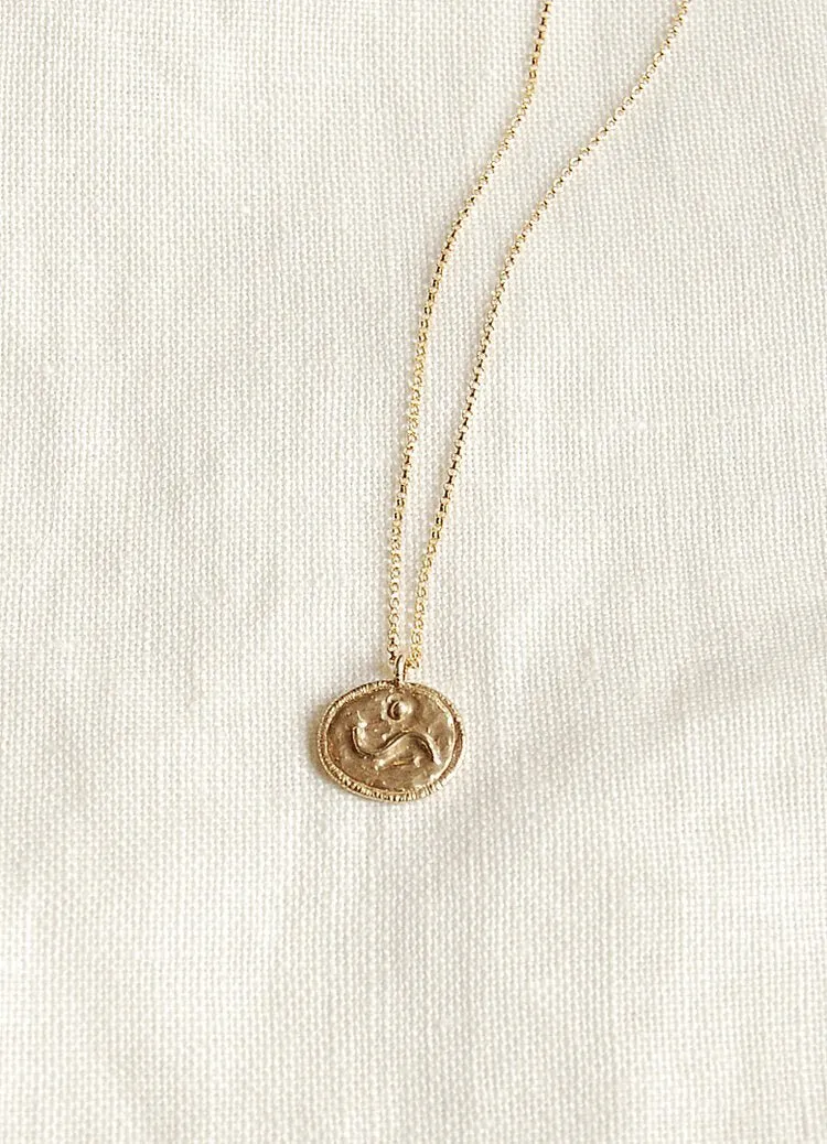 Hawkly Attune Medallion Necklace (Bronze or Silver)