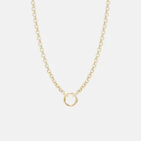Heavyweight Rolo Chain with Charm Holder