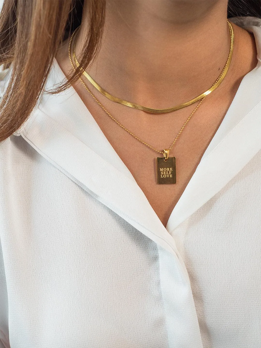 Herringbone Chain Necklace