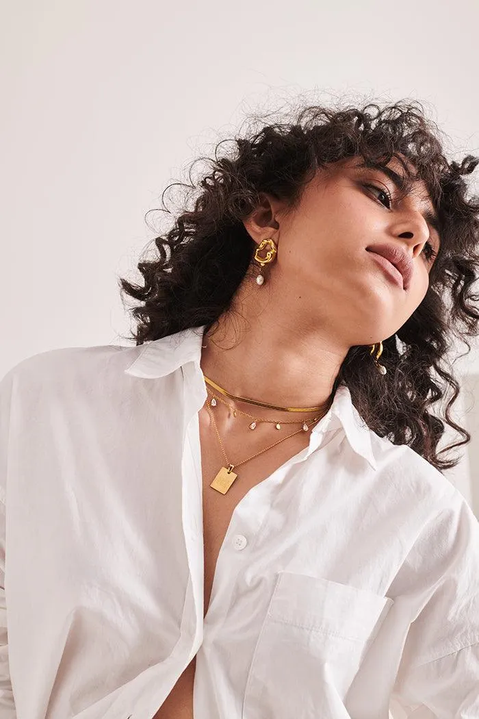 Herringbone Chain Necklace