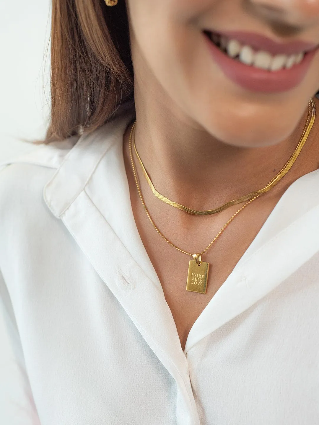 Herringbone Chain Necklace