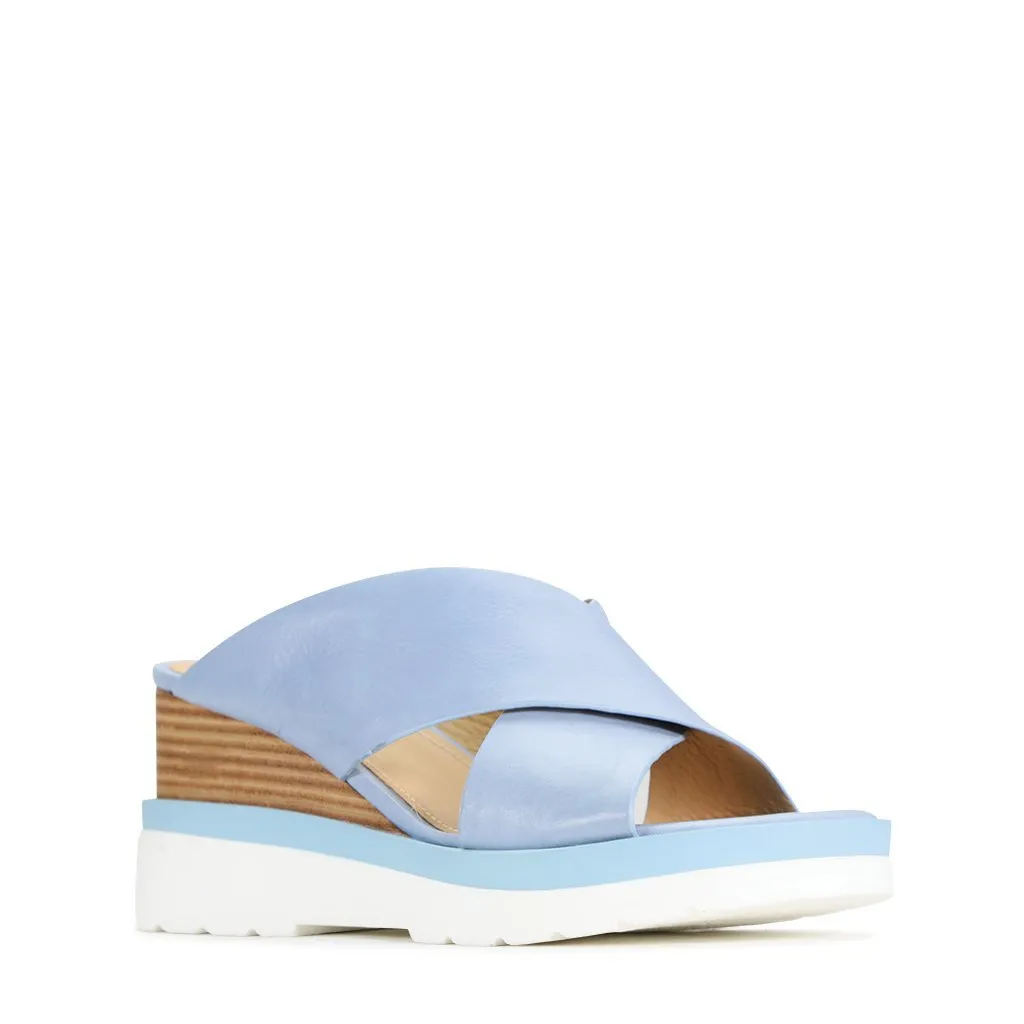 JADY LEATHER CROSSOVER SANDAL LEATHER