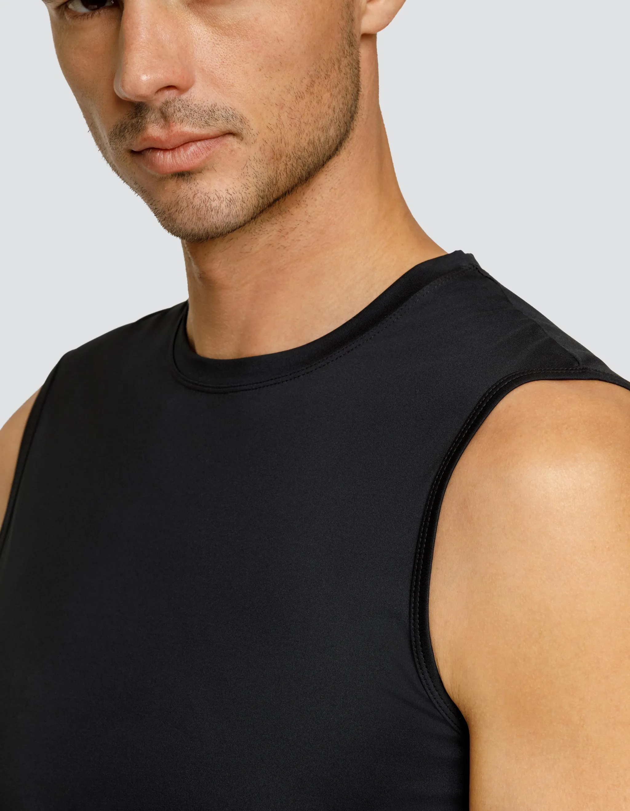 JOSH MUSCLE TANK - ONYX BLACK