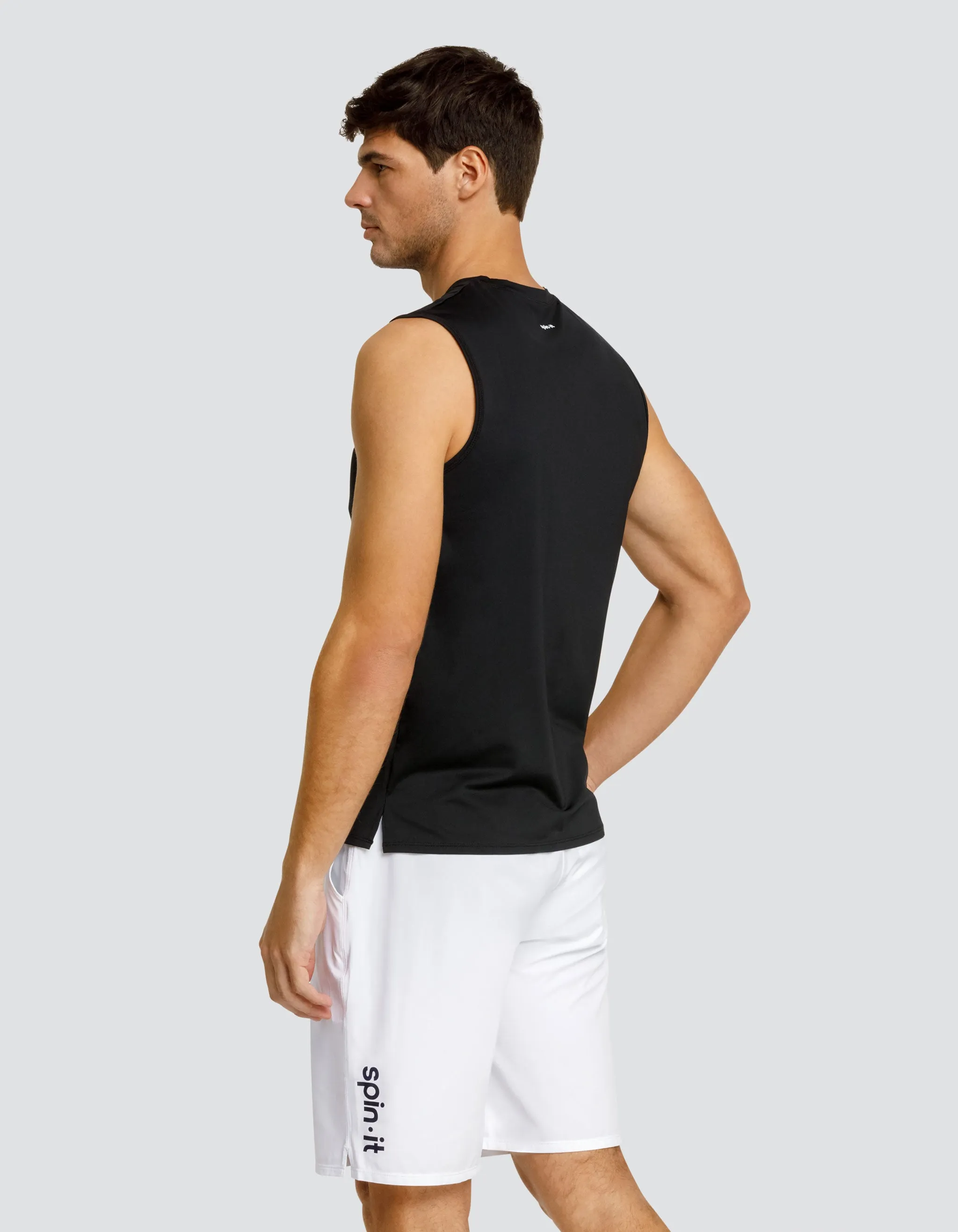 JOSH MUSCLE TANK - ONYX BLACK