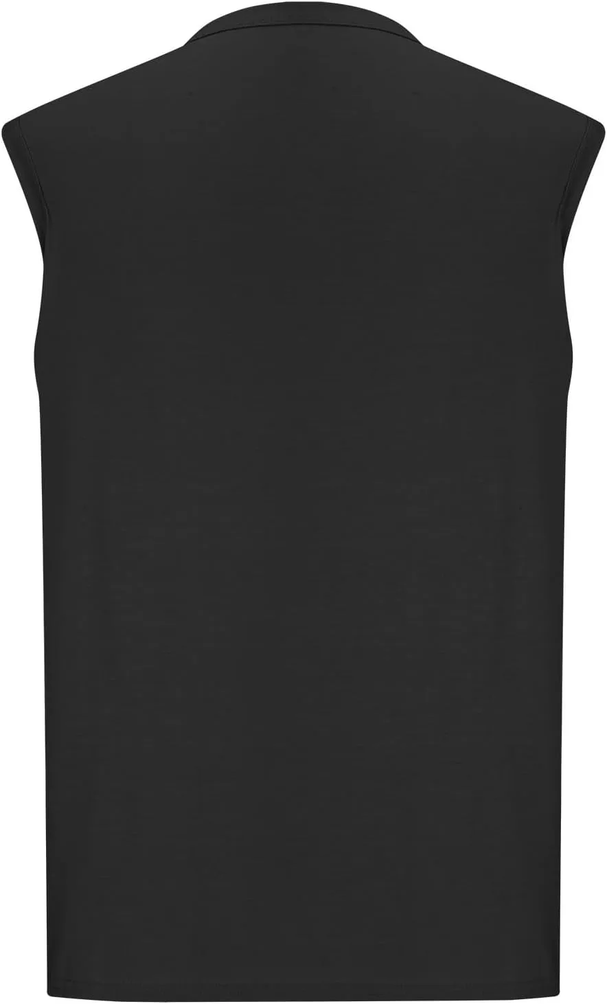 Men's 100% Cotton Tank Top Ultra Soft Sleeveless Crewneck Breathable T-Shirts Solid Basic Athletic Undershirts Vest