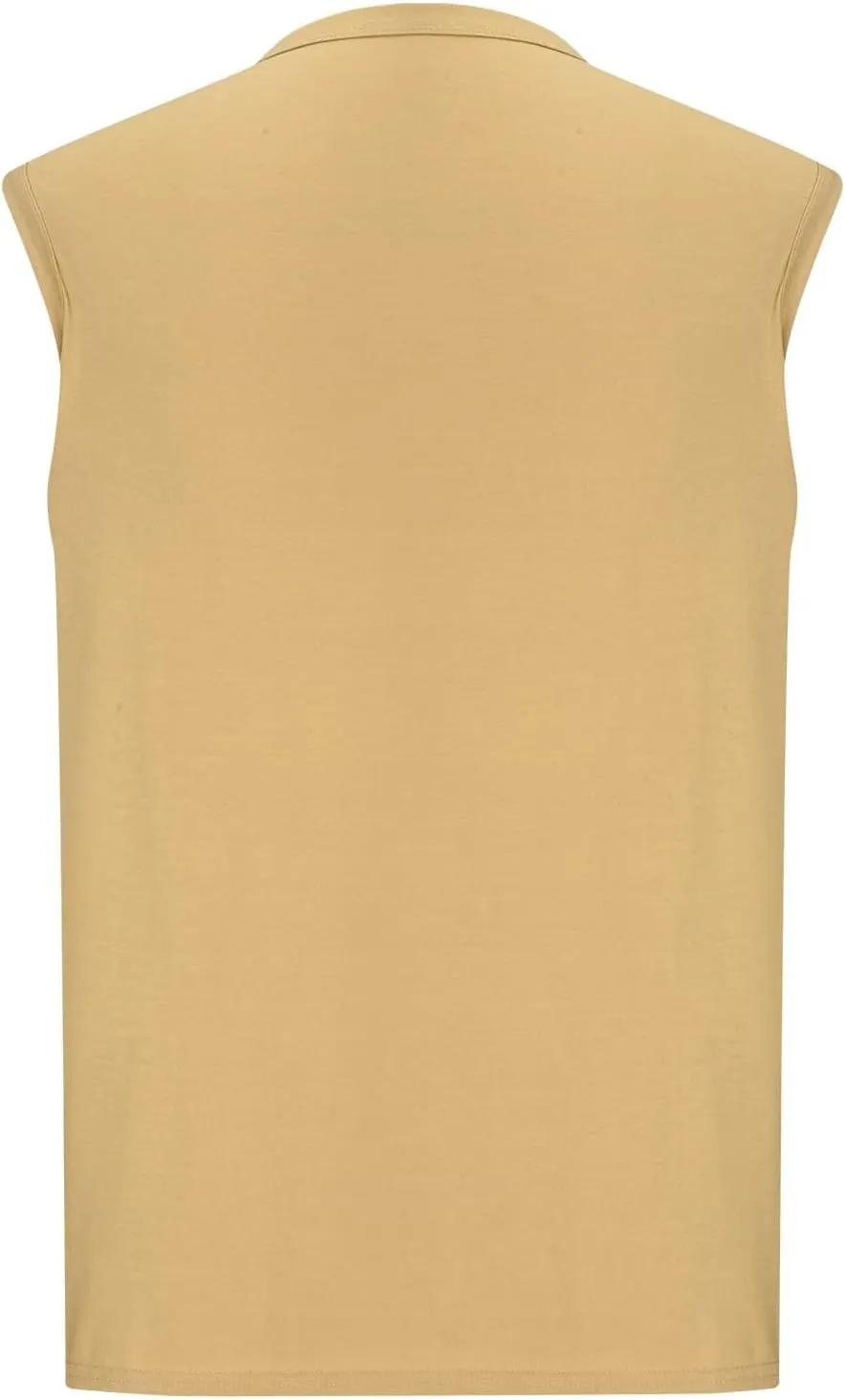 Men's 100% Cotton Tank Top Ultra Soft Sleeveless Crewneck Breathable T-Shirts Solid Basic Athletic Undershirts Vest
