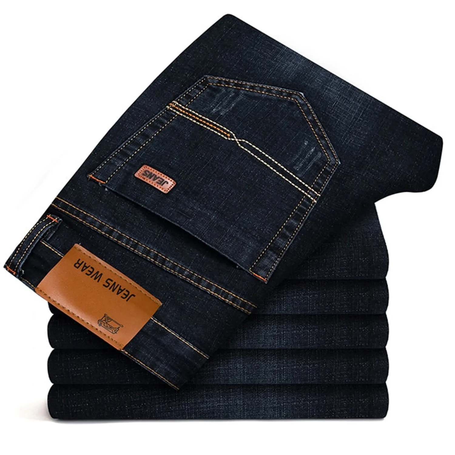 Men's Casual Stretchy Slim Jeans