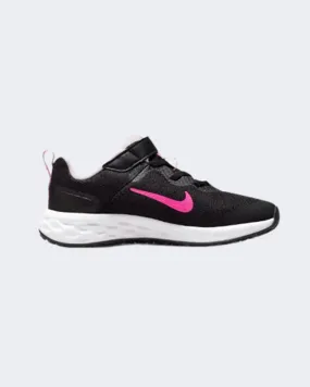Nike Revolution 6 Ps-Boys Running Shoes Black/Pink