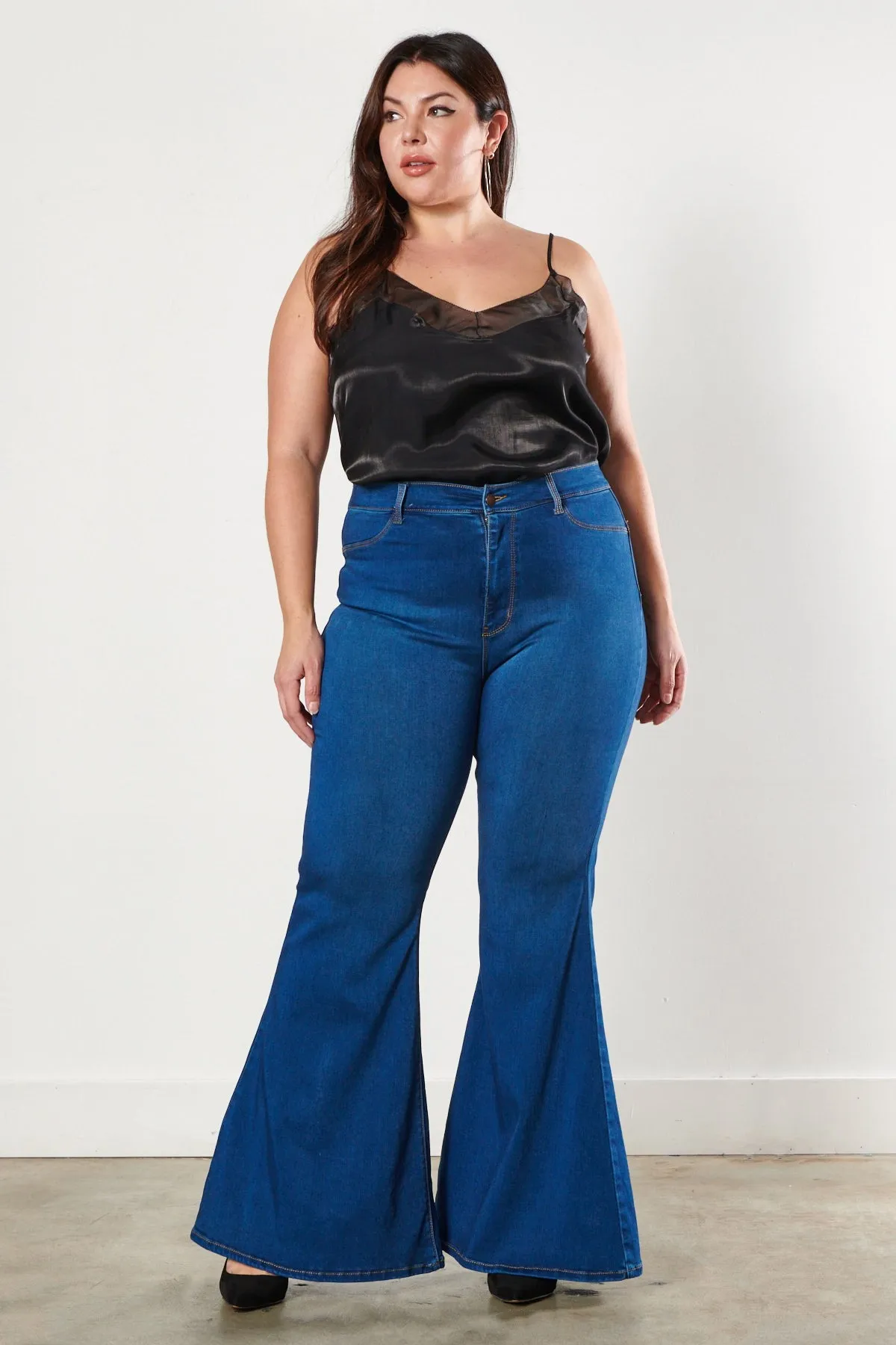 PLUS Popstar Flare Jeans