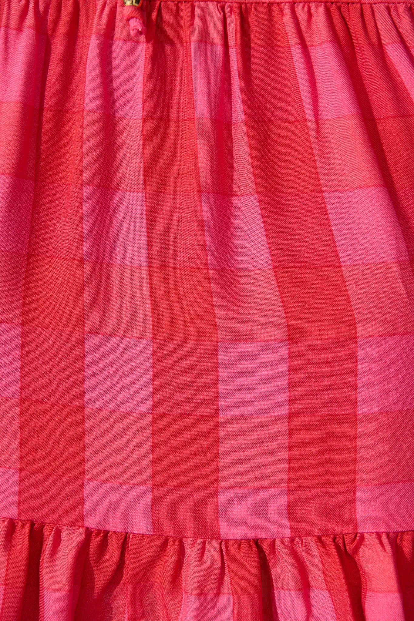 Red Striped Floral Dress