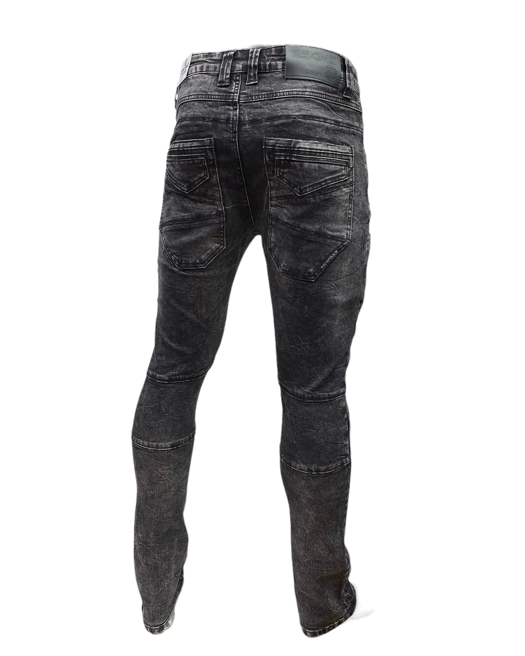 Slim-Straight Jeans # Desmo - Acid BLACK