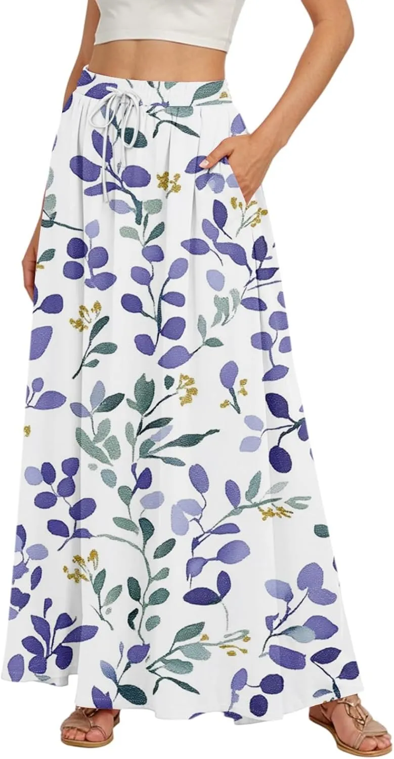 Summer Skirts for Women, Maxi Vacation Elegantes Beach Boho Womens Skirts
