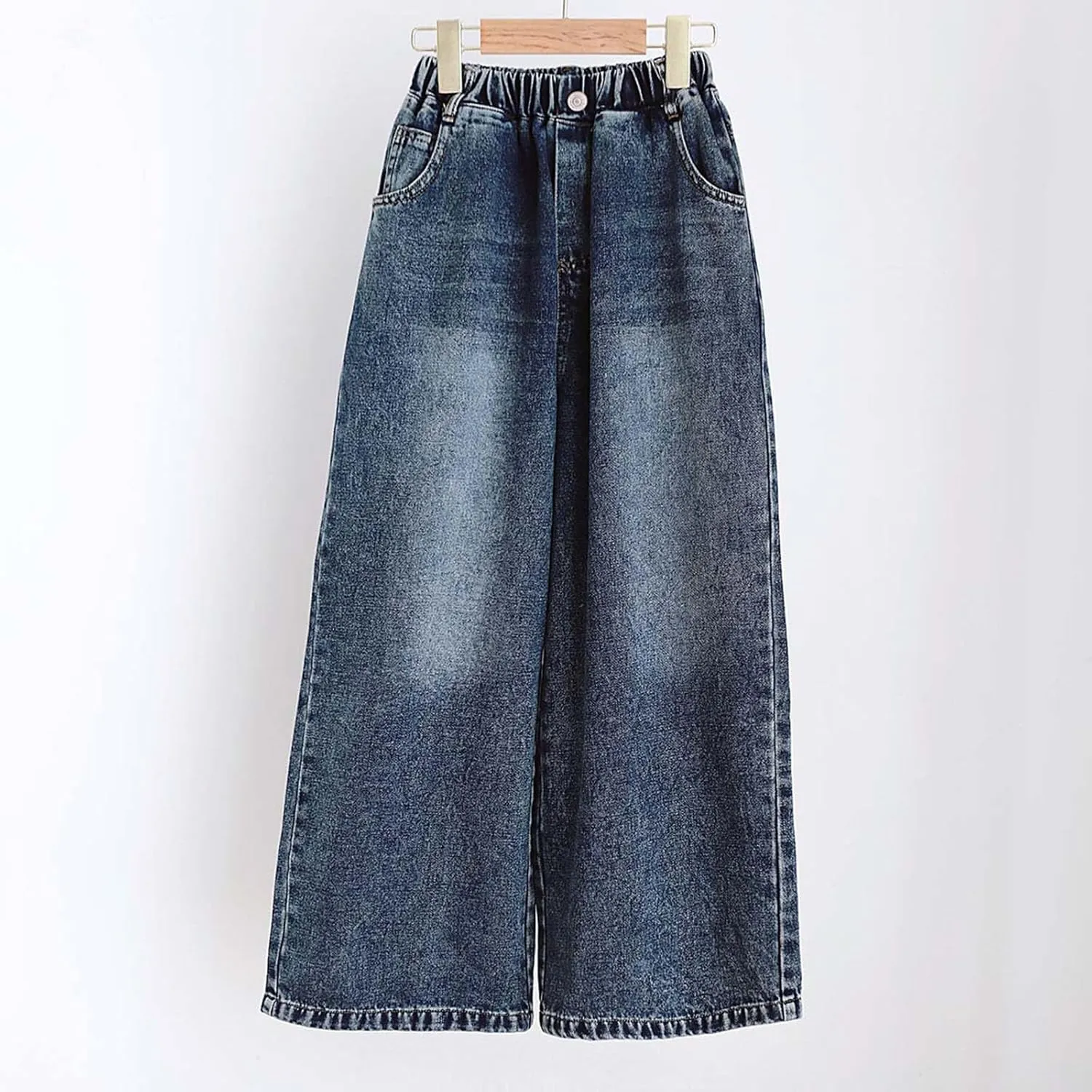 Toddler Flare Jeans Camouflage Low Rise Stretchy Jeans Straight Ankle Toursers for Girls Kids