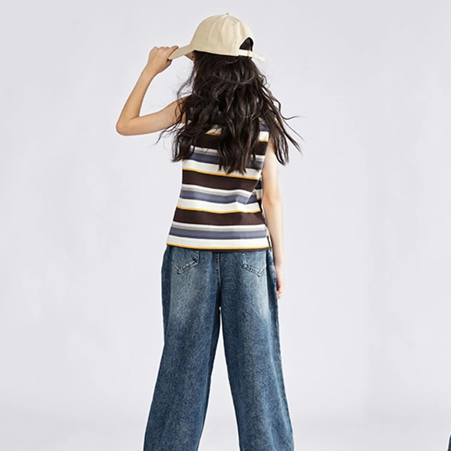 Toddler Flare Jeans Camouflage Low Rise Stretchy Jeans Straight Ankle Toursers for Girls Kids