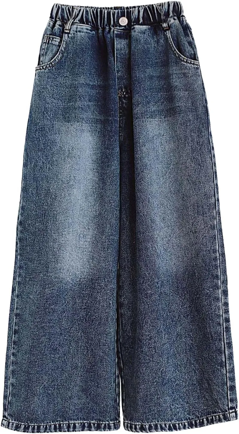 Toddler Flare Jeans Camouflage Low Rise Stretchy Jeans Straight Ankle Toursers for Girls Kids