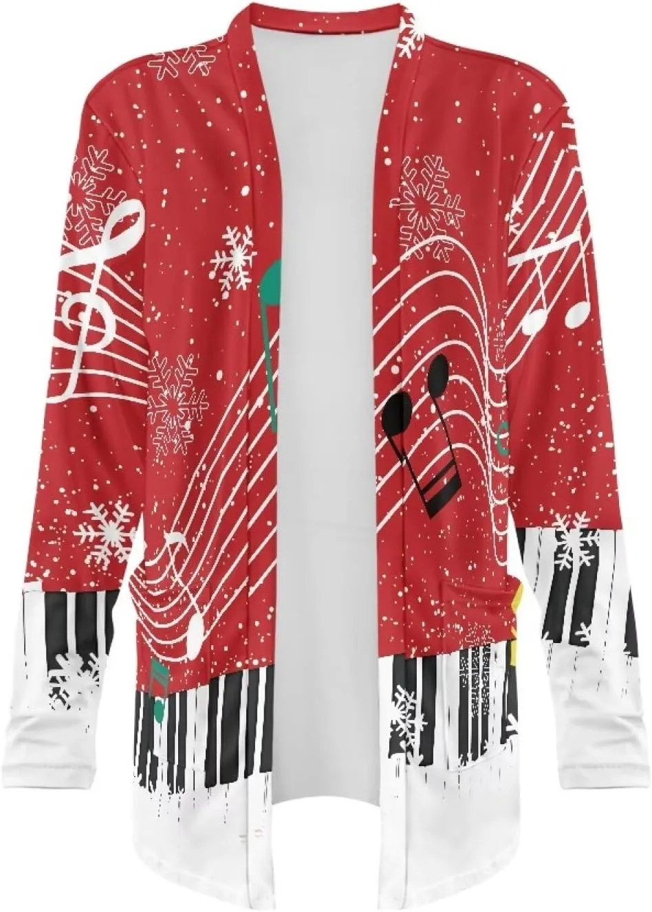 Womens Open Front Cardigan Long Sleeve Loose Sweater Lightweight Soft Cardigan Jackets