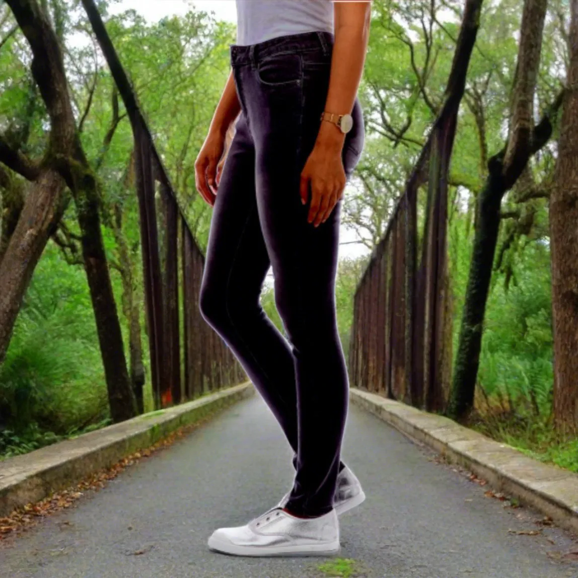 Zip Front Jeans