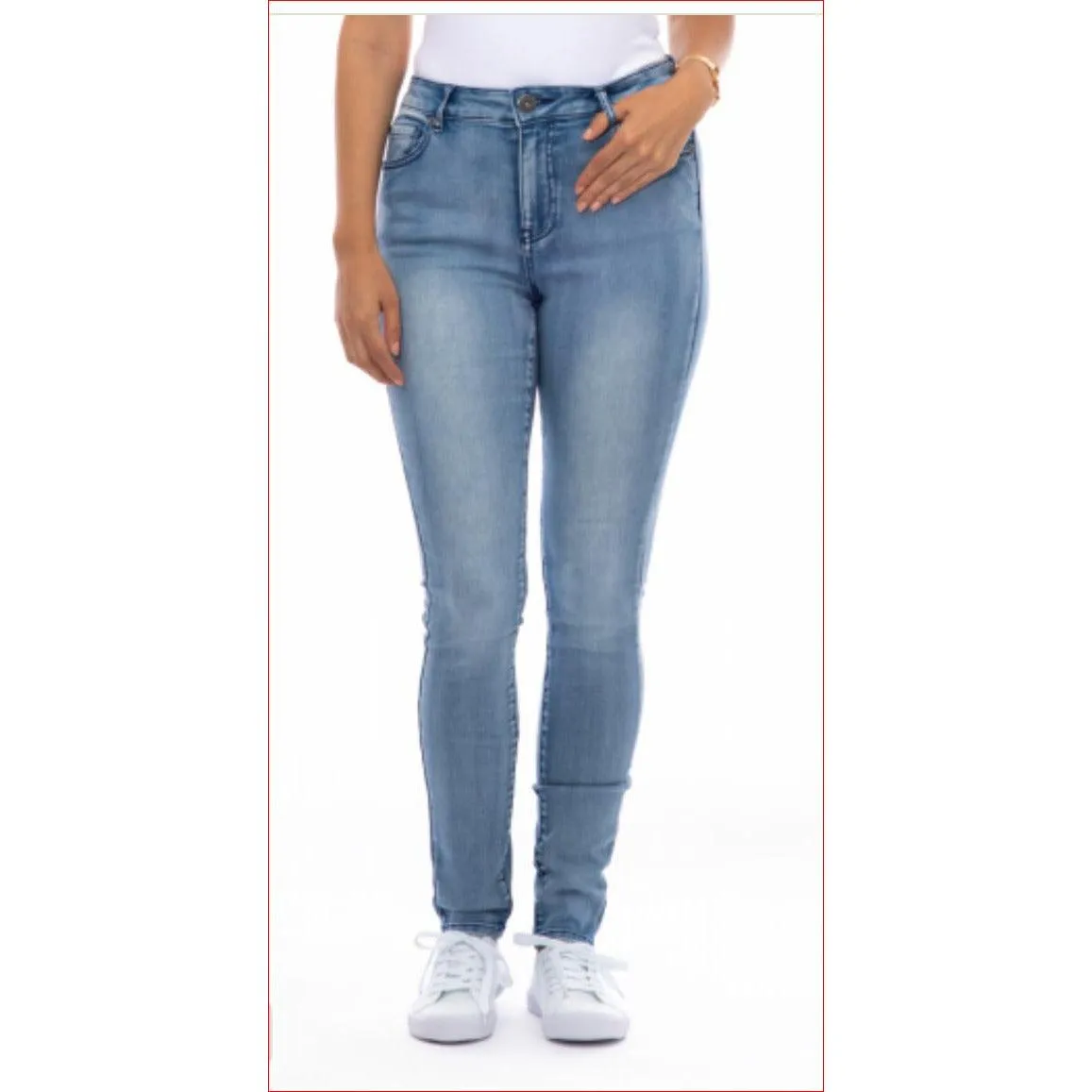 Zip Front Jeans